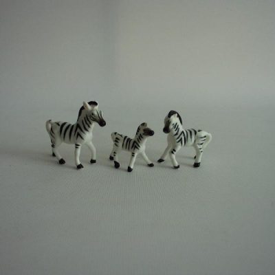 Zebra set 6cmLx5cmH