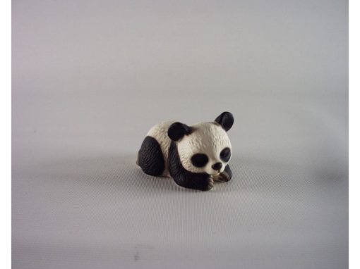 Panda liggend zwart/wit 6cmL