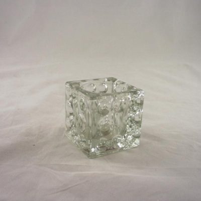 Sfeerlicht vierkant glas helder 6cmH