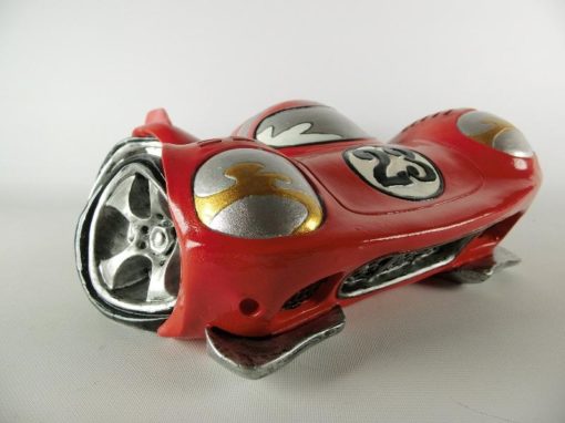 Spaarpot raceauto rood 16.5cmLx9cmH