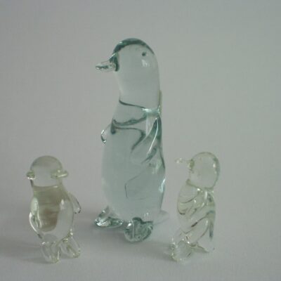 pinguins set van 3 glas