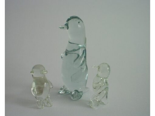 pinguins set van 3 glas