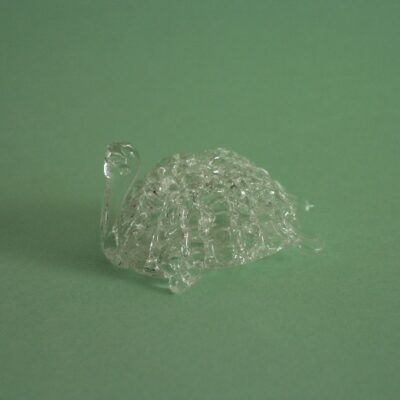 schildpad klein gesponnen glas 4.5cmLx2cmH