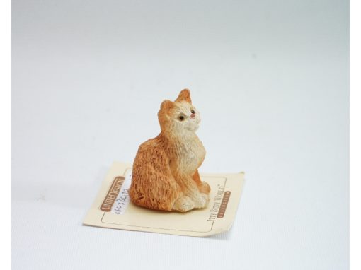 Kat rood miniatuur 4.5cmH