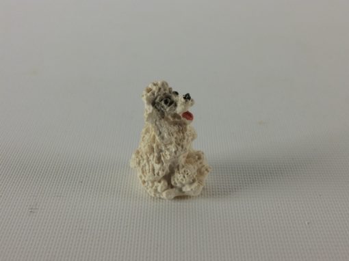 Poedel wit miniatuur 3cmH