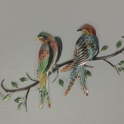 Wanddecoratie vogels op tak