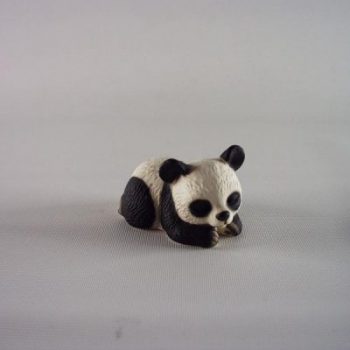Panda liggend zwart/wit 6cmL